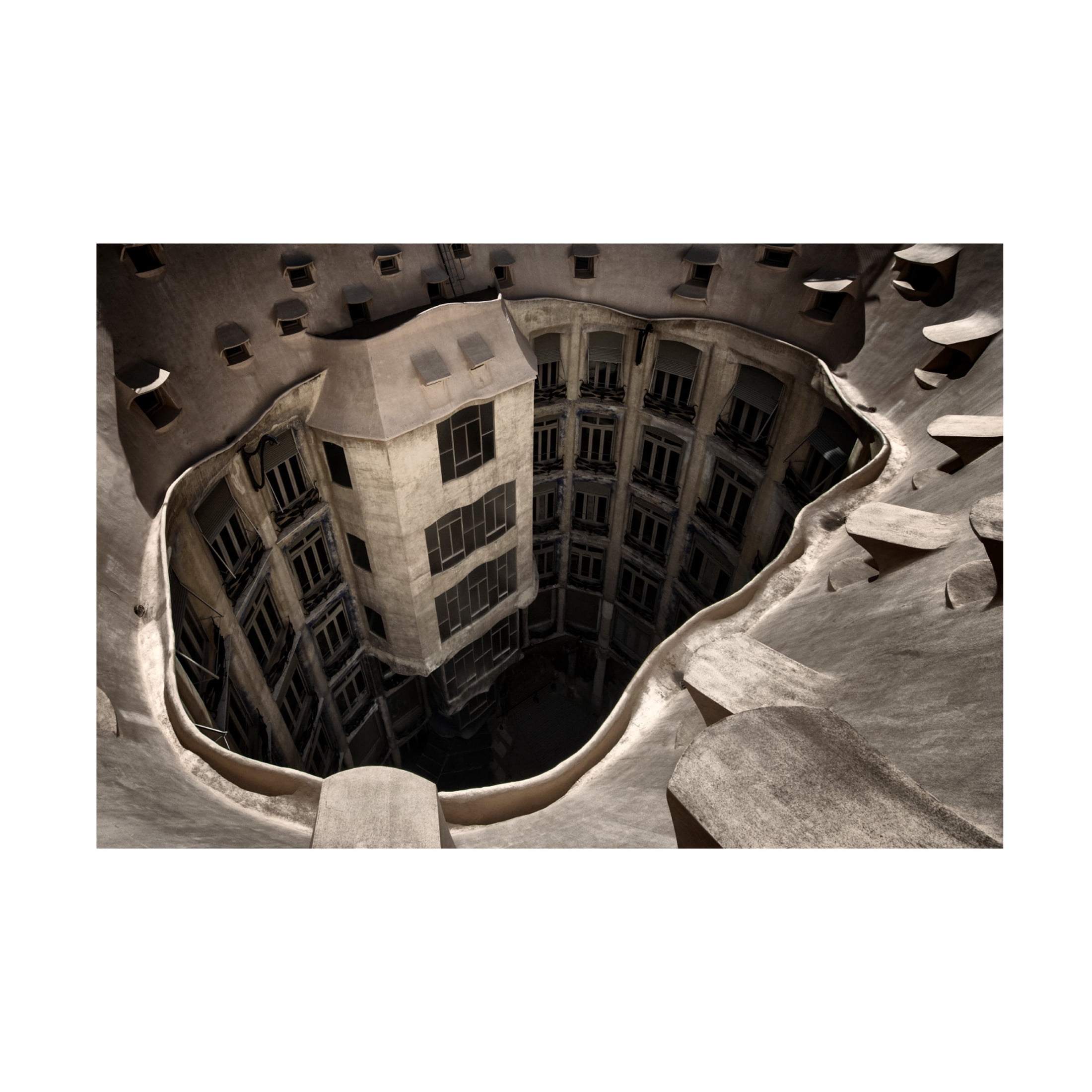 Canvas Wall Art - Gerard Jonkman 'Casa Mila' Wall Art for Living Room, Bedroom, or Office D?cor by Trademark Fine Art - 19 x 12 Inches