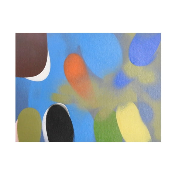 Canvas Wall Art - Gill Miller 'Life 11' Wall Art for Living Room, Bedroom, or Office Décor by Trademark Fine Art - 19 x 14 Inches