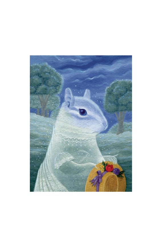 Canvas Wall Art - Gina Matarazzo 'Amelie at Dusk' Wall Art for Living Room, Bedroom, or Office Décor by Trademark Fine Art - 14 x 19 Inches