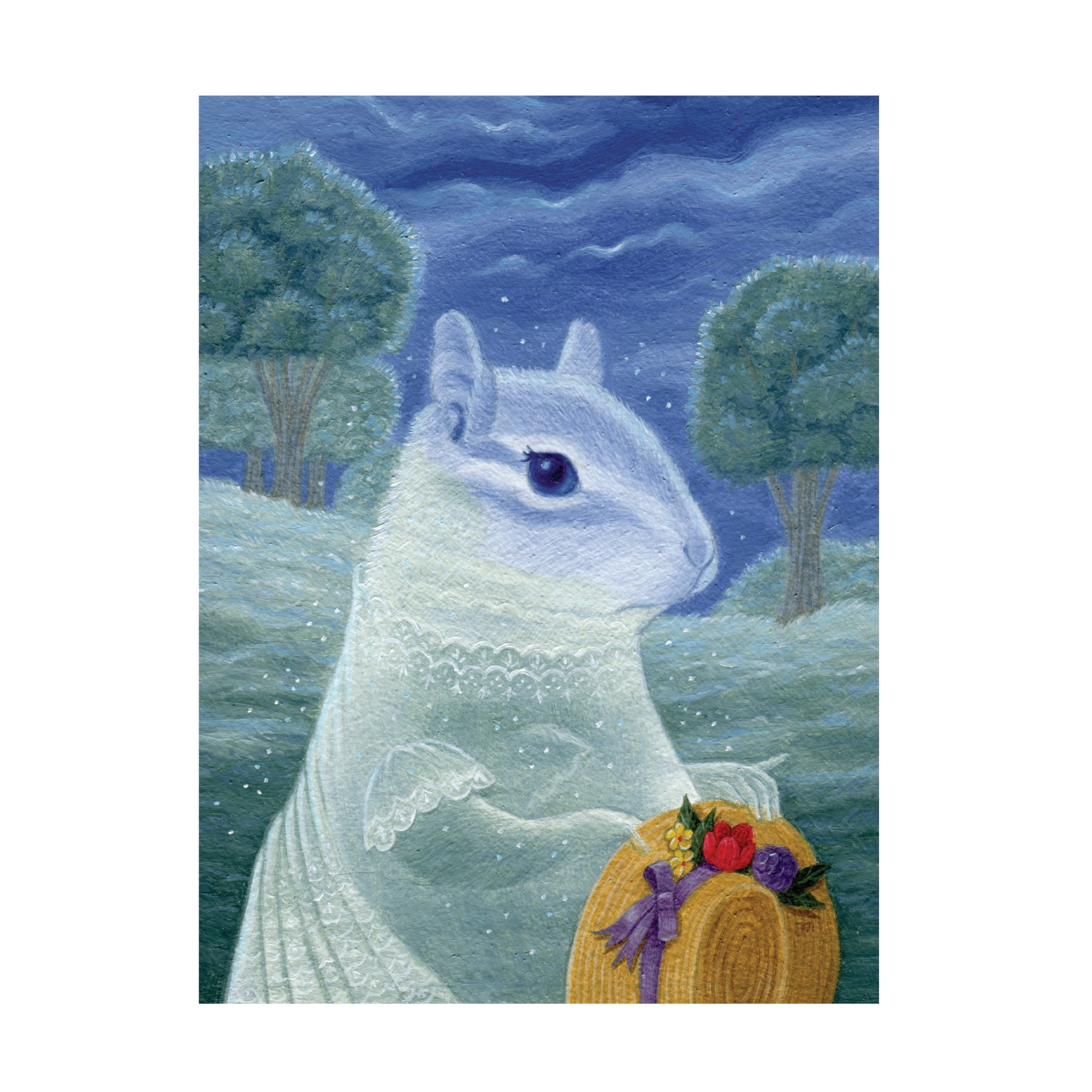 Canvas Wall Art - Gina Matarazzo 'Amelie at Dusk' Wall Art for Living Room, Bedroom, or Office Décor by Trademark Fine Art - 18 x 24 Inches