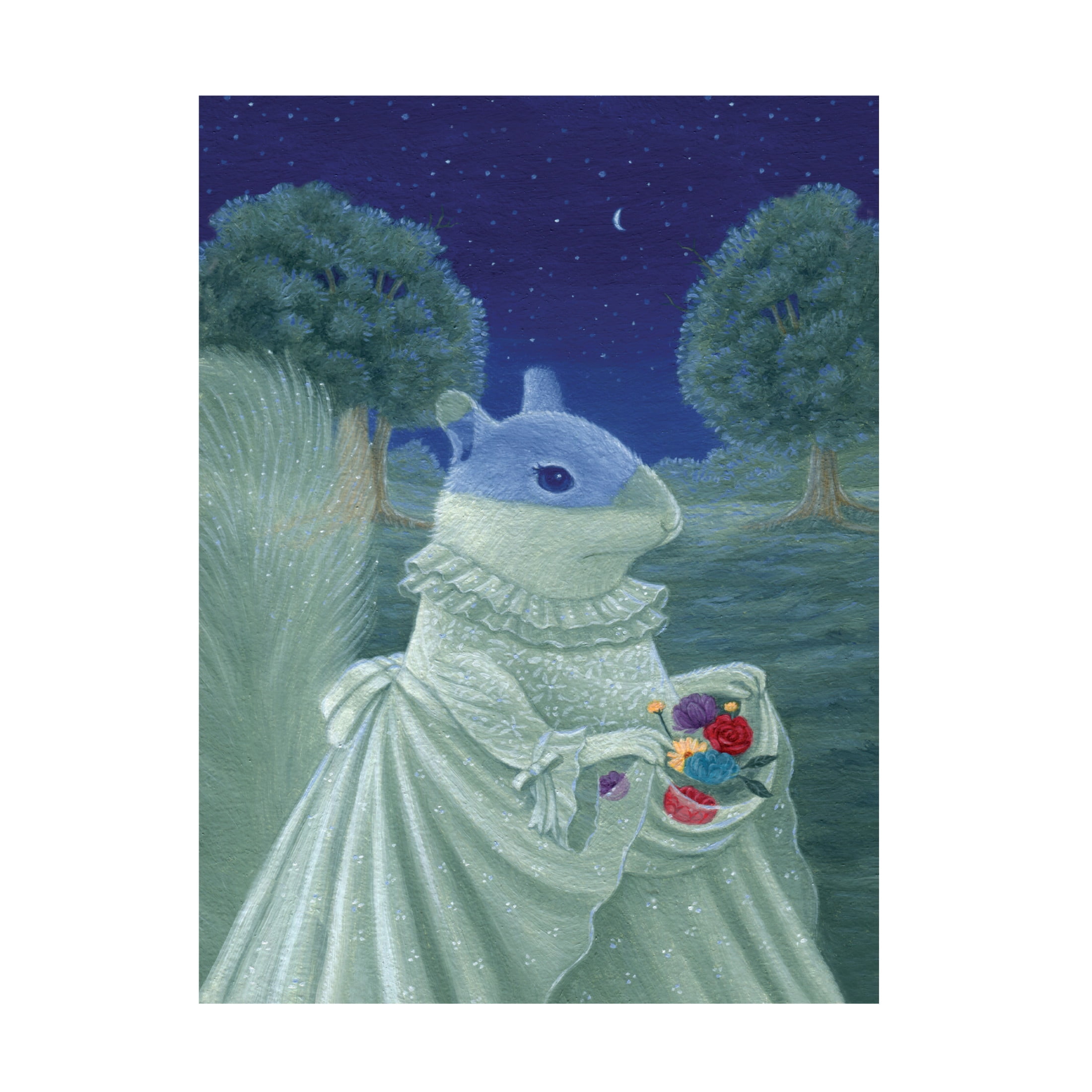 Canvas Wall Art - Gina Matarazzo 'Lenore' Wall Art for Living Room, Bedroom, or Office Décor by Trademark Fine Art - 35 x 47 Inches