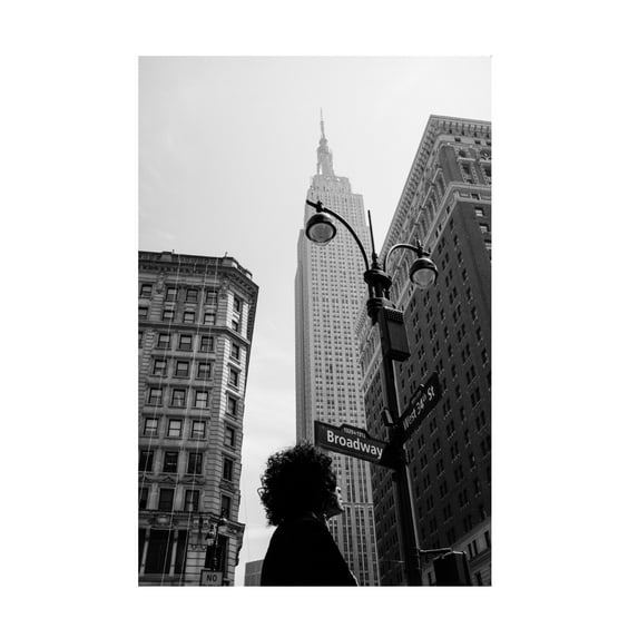 Canvas Wall Art - Gloria Salgado Gispert 'New York, New York' Wall Art for Living Room, Bedroom, or Office Décor by Trademark Fine Art - 22 x 32 Inches