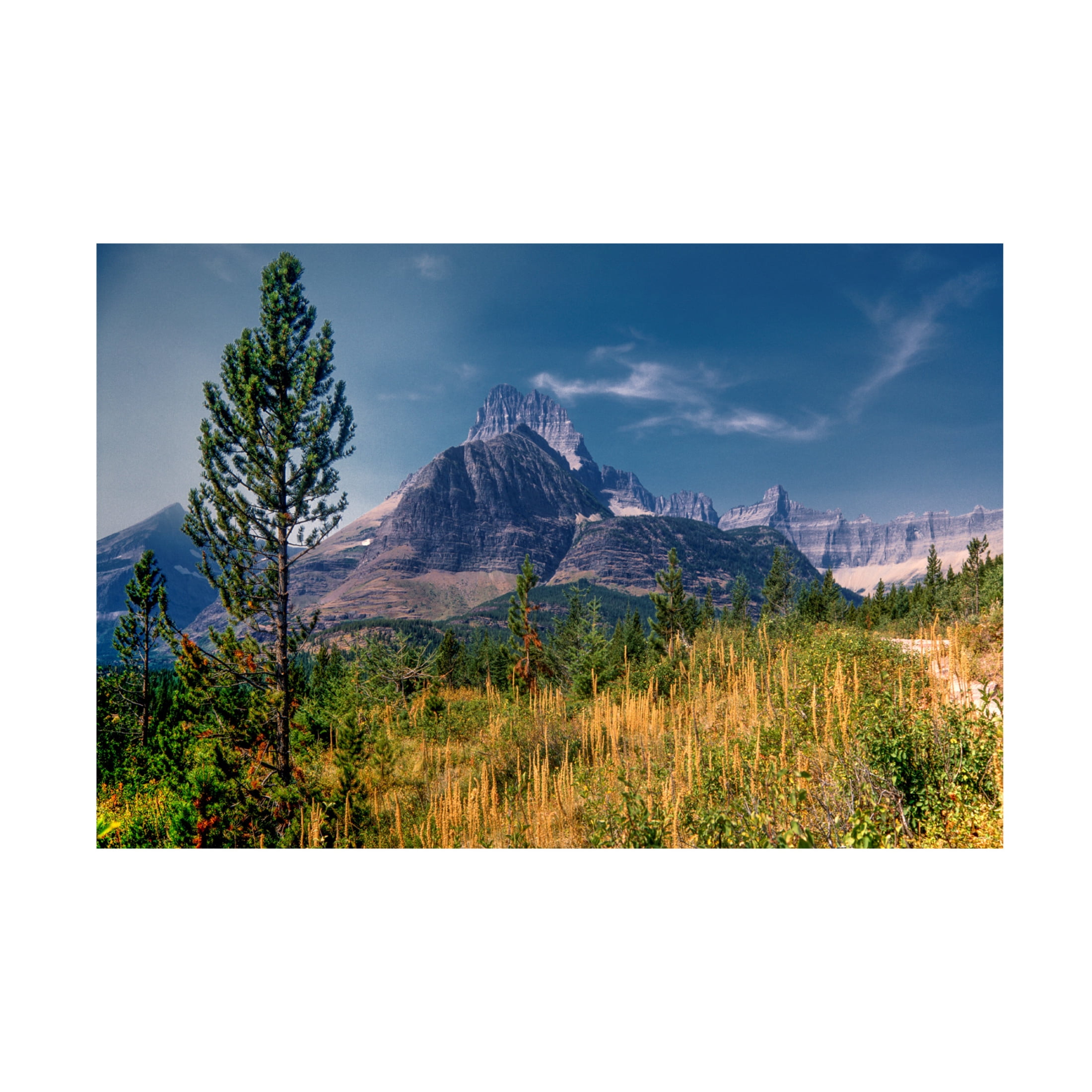 Canvas Wall Art - Gordon Semmens 'Glacier National Park 7' Wall Art for Living Room, Bedroom, or Office Décor by Trademark Fine Art - 24 x 16 Inches