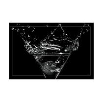 Canvas Wall Art - Gordon Semmens 'Martini Splash 12' Wall Art for Living Room, Bedroom, or Office DÃ©cor by Trademark Fine Art - 19 x 12 Inches