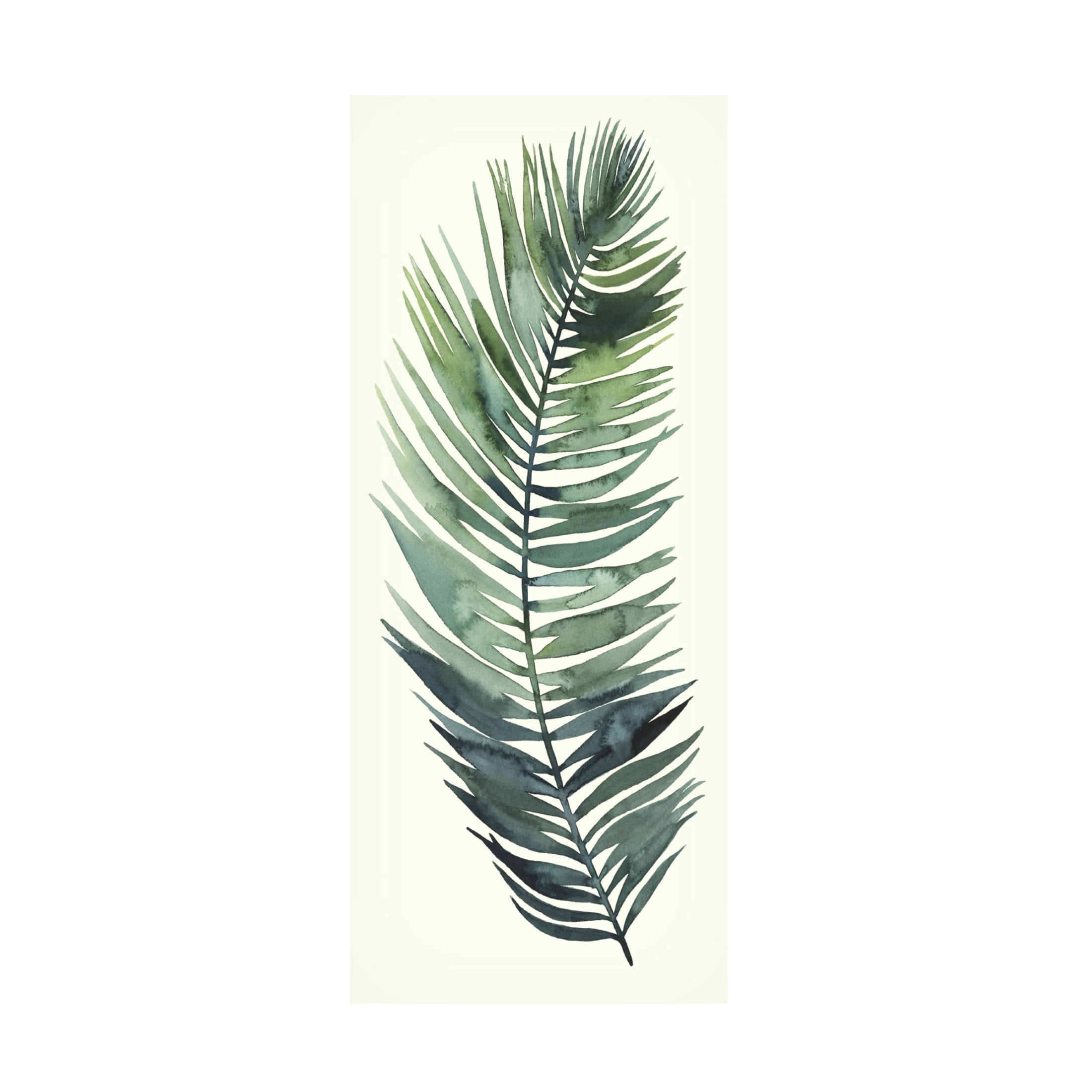 Canvas Wall Art - Grace Popp 'Dancing Palm II' Wall Art for Living Room, Bedroom, or Office Décor by Trademark Fine Art - 8 x 19 Inches
