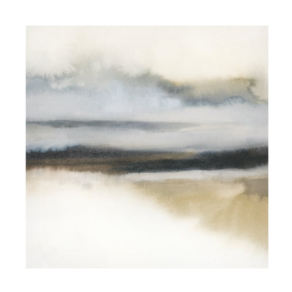 Canvas Wall Art - Grace Popp 'Misty Greyland II' Wall Art for Living Room, Bedroom, or Office Décor by Trademark Fine Art - 35 x 35 Inches - 35x35