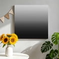 thumbnail image 1 of Canvas Wall Art Gray Black Canvas Art Print Gradient Pictures Wall Decor for Living Room Bedroom Artwork Decorations Stretched Framed Ready to Hang 16"x16", 1 of 9