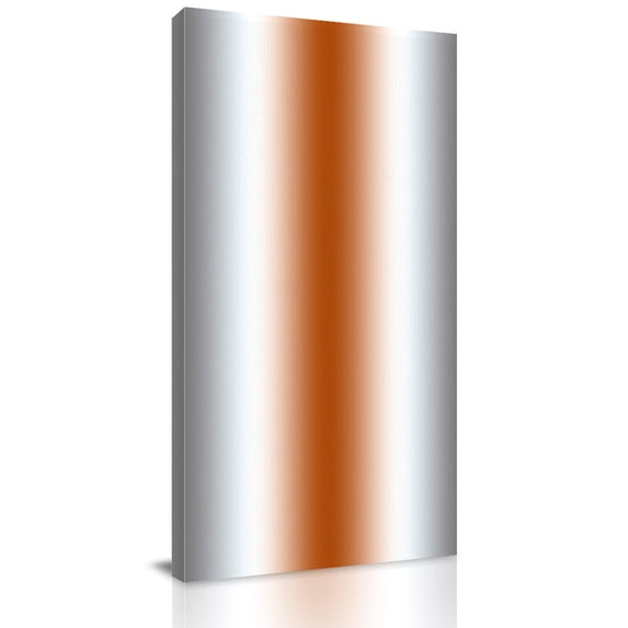 Canvas Wall Art, Gray Orange Framed Canvas Prints for Living Room Hallway, Modern Gradient Geometric Oversized Gallery Wrapped Wall Decor for Home Office, Gifts, 30"x60" Ship Next Day