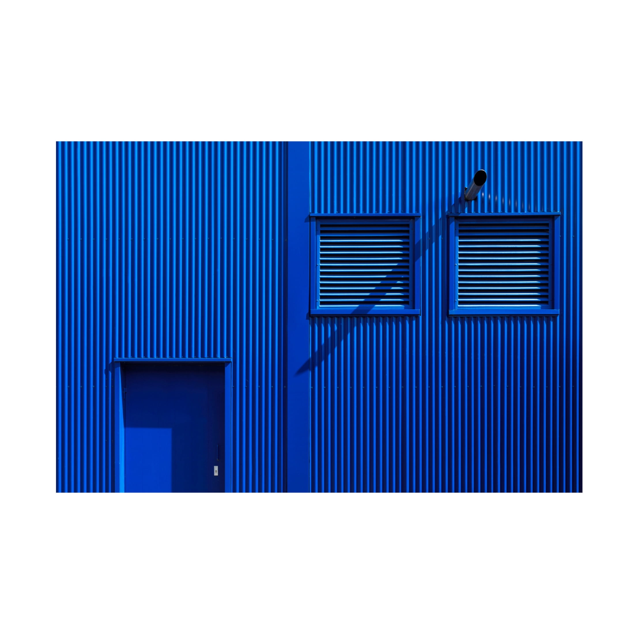 Canvas Wall Art - Greetje van Son 'Bleu' Wall Art for Living Room, Bedroom, or Office Décor by Trademark Fine Art - 24 x 16 Inches