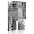 thumbnail image 1 of Canvas Wall Art, Grey Abstract Framed Canvas Prints for Bathroom Hallway, Modern Mottled Art Oil Painting Small Gallery Wrapped Wall Decor for Home Office, Gifts, 8"x10" Ship Next Day, 1 of 9