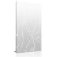 thumbnail image 1 of Canvas Wall Art, Grey Geometric Framed Canvas Prints for Living Room Hallway, Modern White Stripe Abstract Distortion Art Gallery Wrapped Wall Decor for Home Office, Gifts, 30"x60" Ship Next Day, 1 of 9