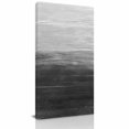 thumbnail image 1 of Canvas Wall Art, Grey Ombre Framed Canvas Prints for Living Room Hallway, Modern Abstract Art Ocean Oil Painting Oversized Gallery Wrapped Wall Decor for Home Office, Gifts, 30"x60" Ship Next Day, 1 of 9