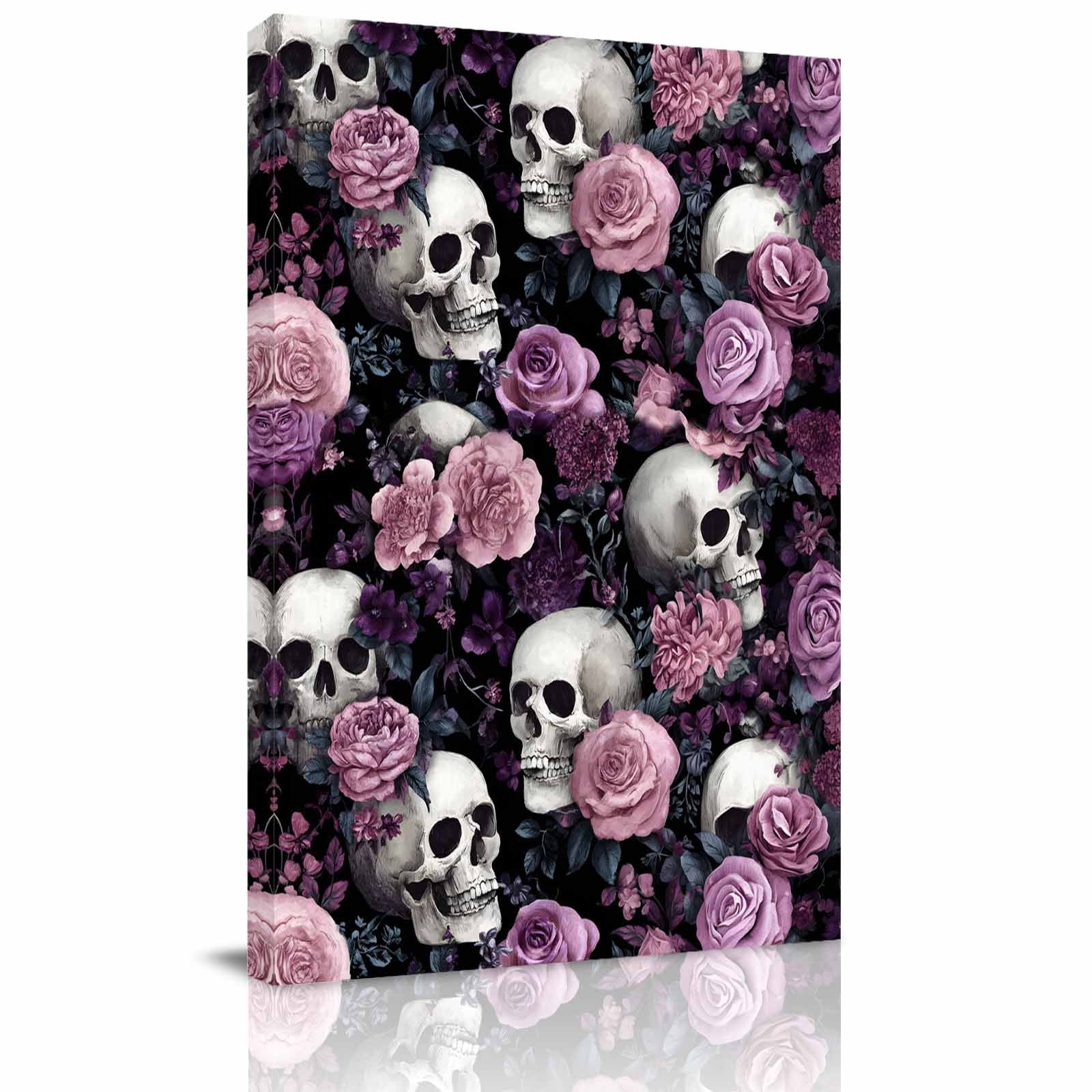 Canvas Wall Art Halloween Skull Framed Canvas Prints For Living Room canvas-wall-art-halloween-skull-framed-canvas-prints-for-living-room