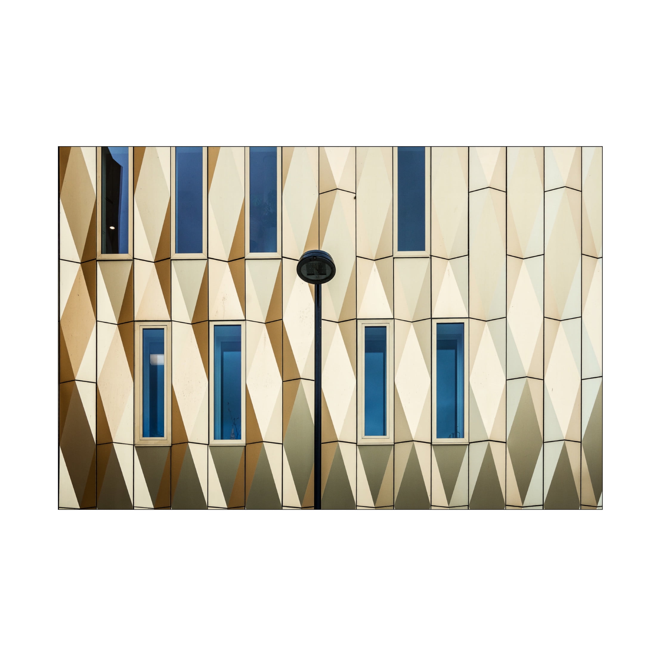 Canvas Wall Art - Henk Van Maastricht 'Facade Details' Wall Art for Living Room, Bedroom, or Office Décor by Trademark Fine Art - 32 x 22 Inches