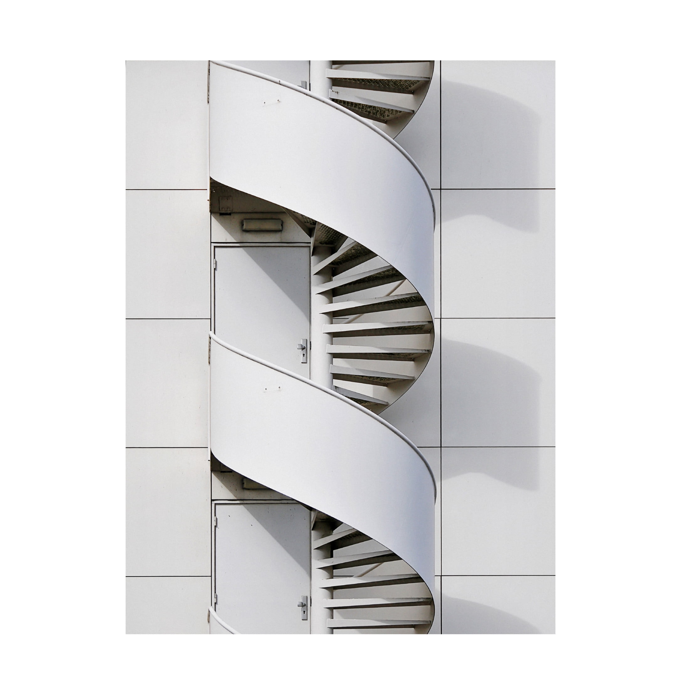 Canvas Wall Art - Henk van Maastricht 'Fire Escape' Wall Art for Living Room, Bedroom, or Office D?cor by Trademark Fine Art - 18 x 24 Inches