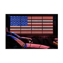 Canvas Wall Art - Herve Loire 'America Is Watching You' Wall Art for Living Room, Bedroom, or Office D?cor by Trademark Fine Art - 19 x 12 Inches