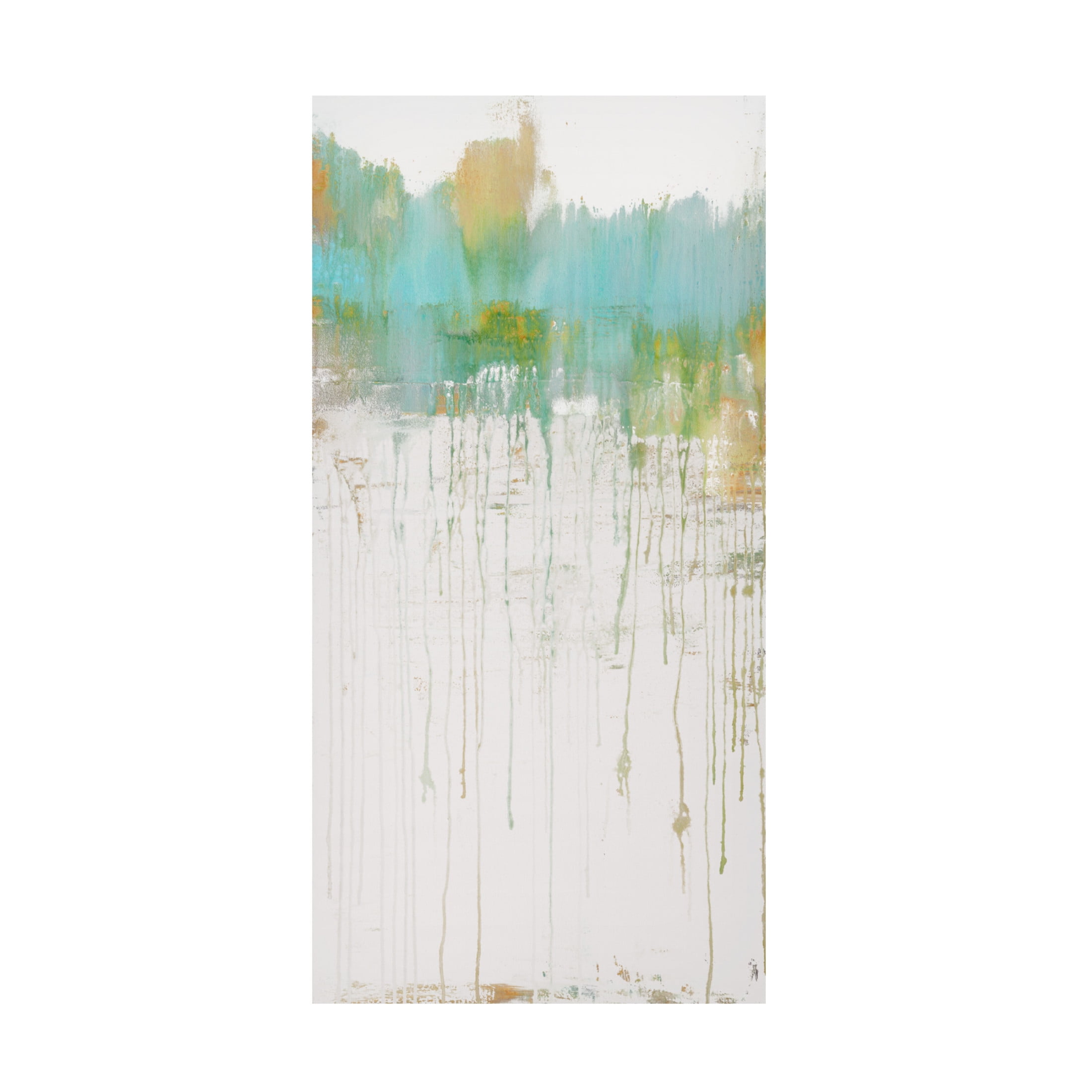 Canvas Wall Art - Hilary Winfield 'Asthenosphere 2 Canvas 3' Wall Art for Living Room, Bedroom, or Office Décor by Trademark Fine Art - 12 x 24 Inches
