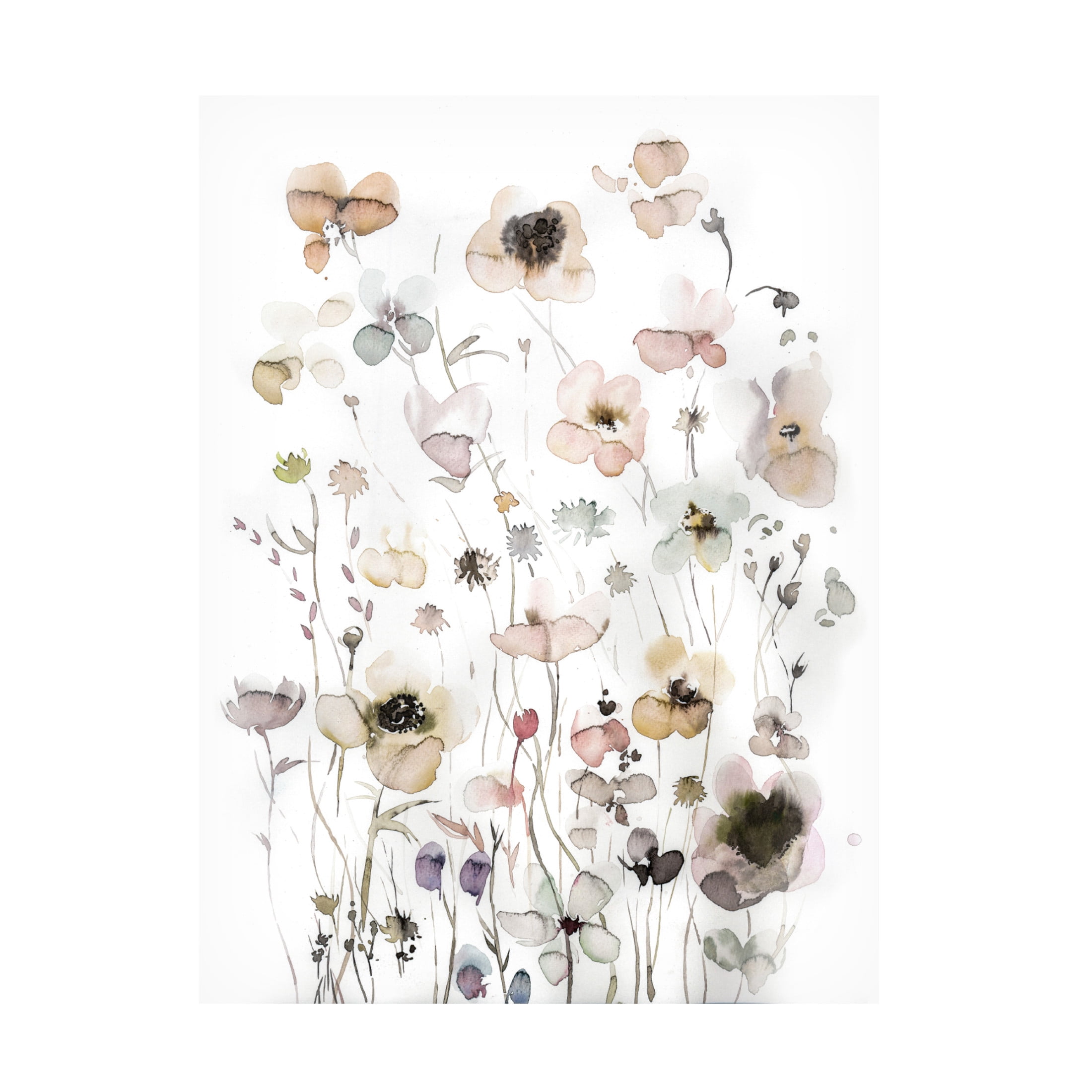 Canvas Wall Art - Incado 'Bloom' Wall Art for Living Room, Bedroom, or Office Décor by Trademark Fine Art - 18 x 24 Inches