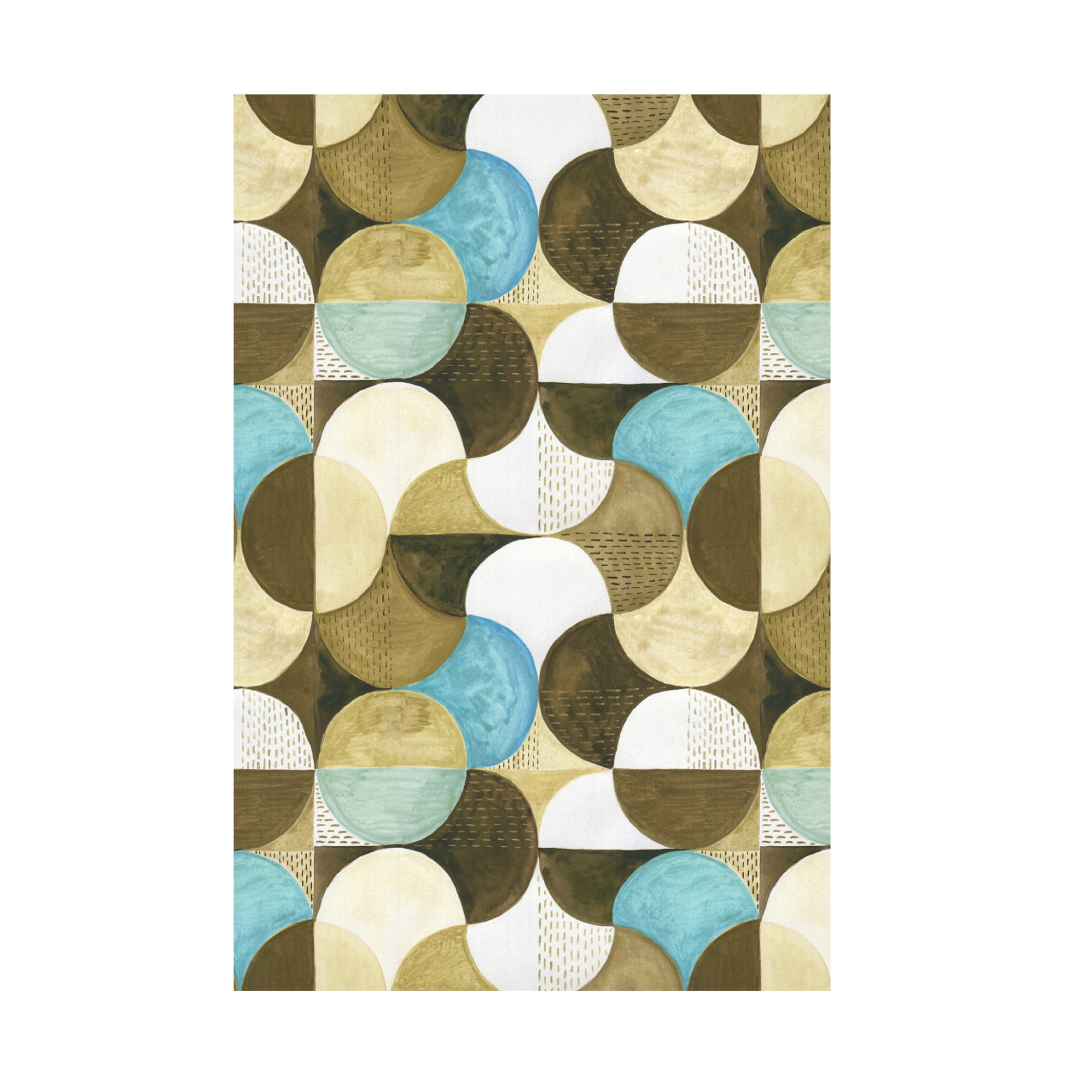 Canvas Wall Art - Incado 'Geometric II' Wall Art for Living Room, Bedroom, or Office Décor by Trademark Fine Art - 12 x 19 Inches