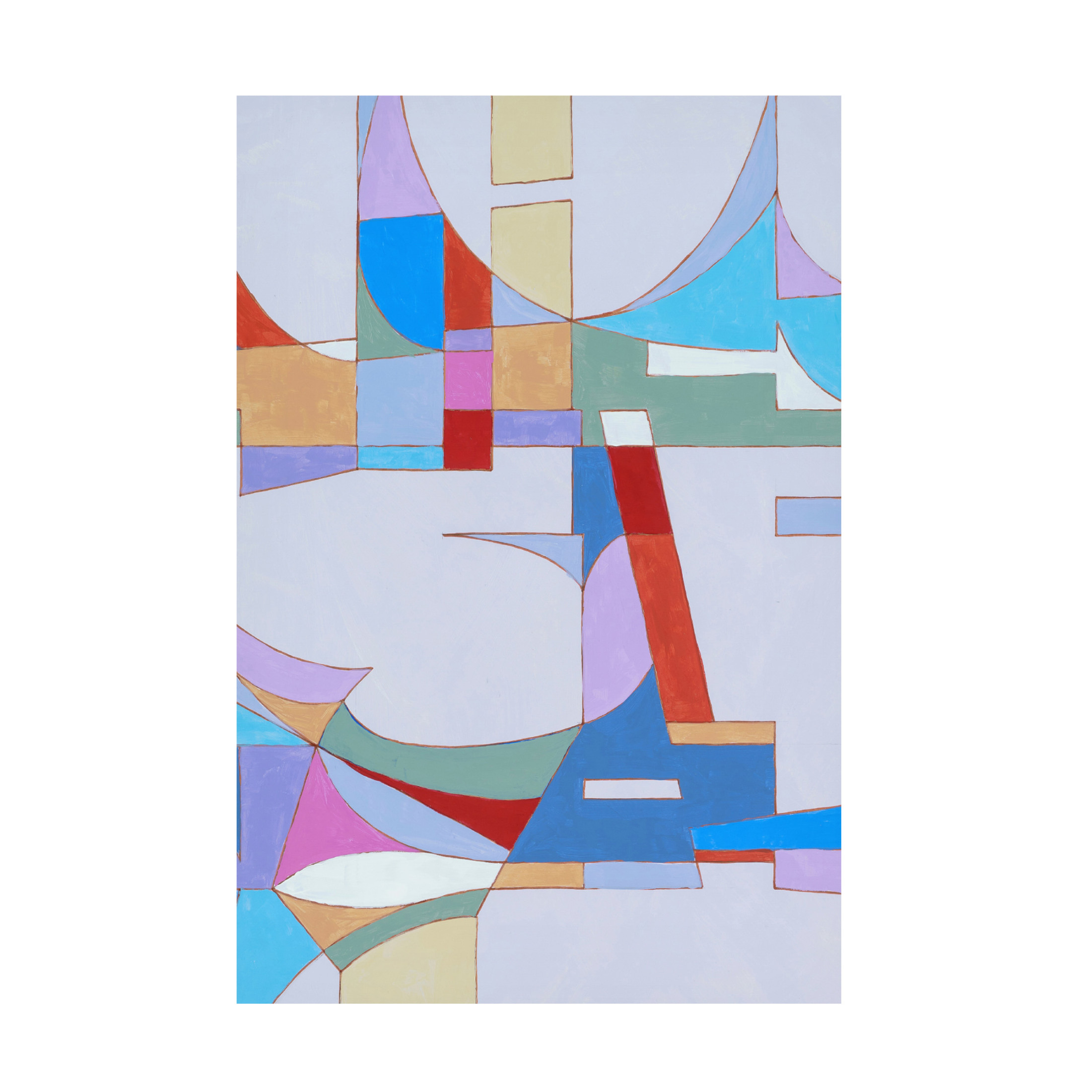 Canvas Wall Art - Incado 'Geometric' Wall Art for Living Room, Bedroom, or Office Décor by Trademark Fine Art - 16 x 24 Inches