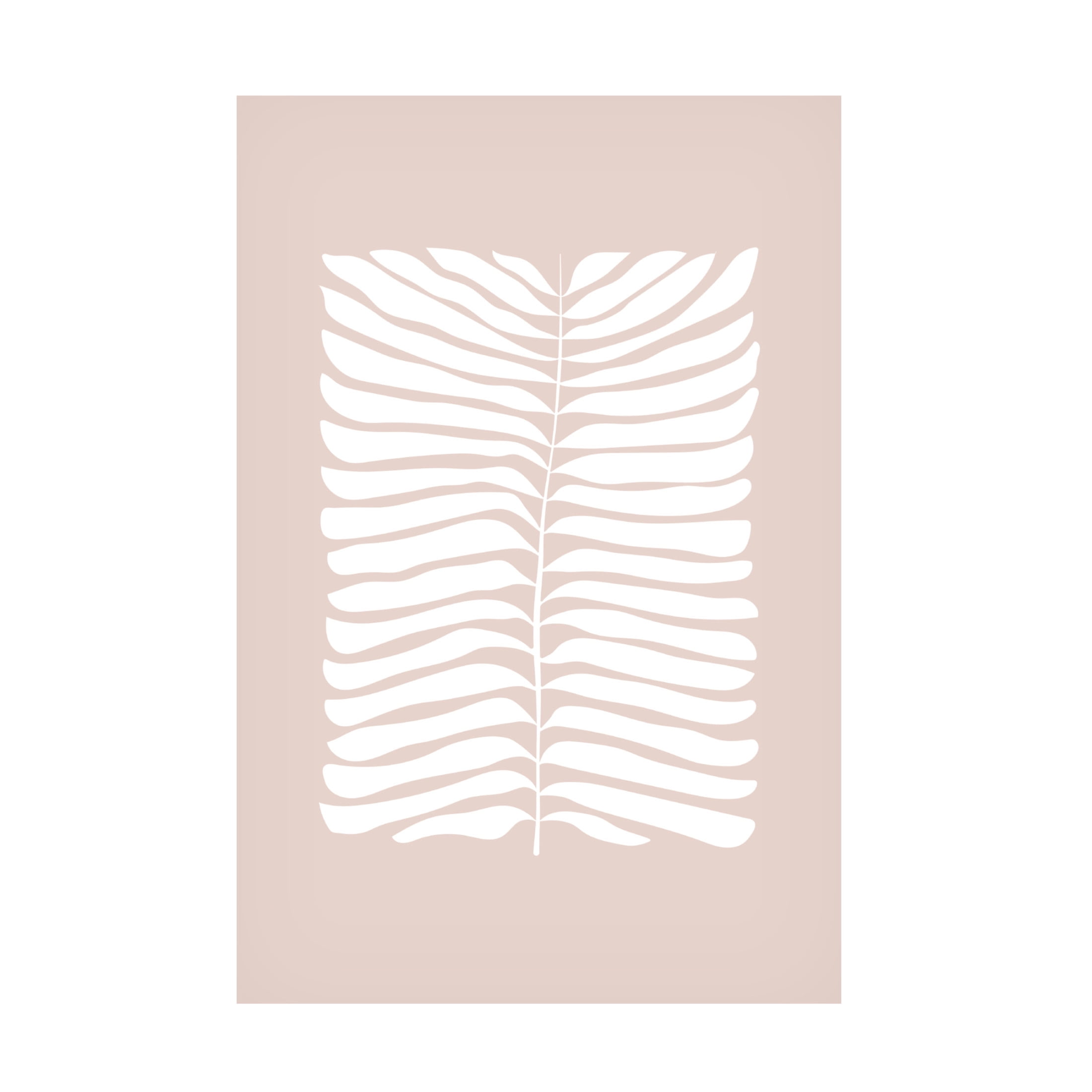 Canvas Wall Art - Incado 'Leaf Pattern' Wall Art for Living Room, Bedroom, or Office Décor by Trademark Fine Art - 12 x 19 Inches