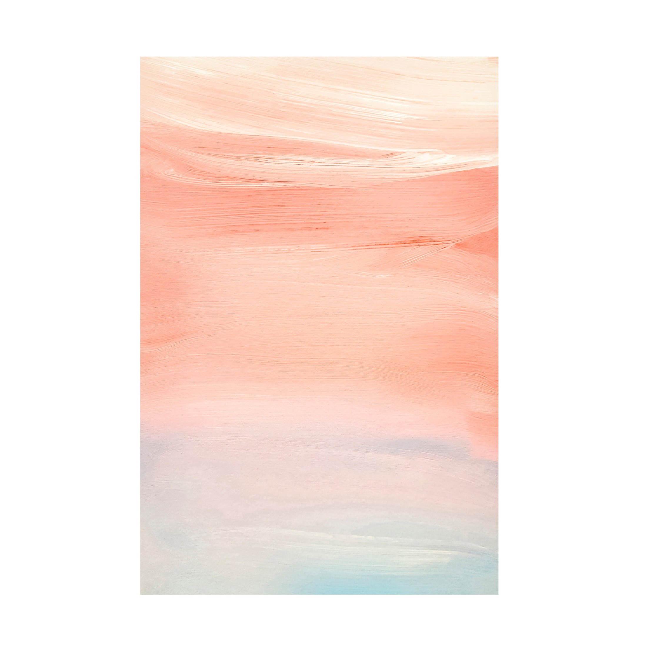 Canvas Wall Art - Incado 'Pink Sky' Wall Art for Living Room, Bedroom, or Office Décor by Trademark Fine Art - 12 x 19 Inches