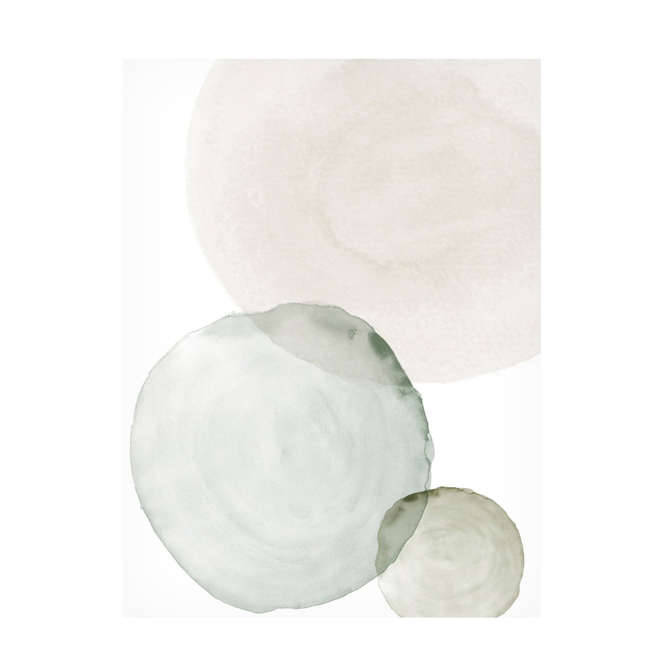 Canvas Wall Art - Incado 'Soft Circular' Wall Art for Living Room, Bedroom, or Office Décor by Trademark Fine Art - 24 x 32 Inches