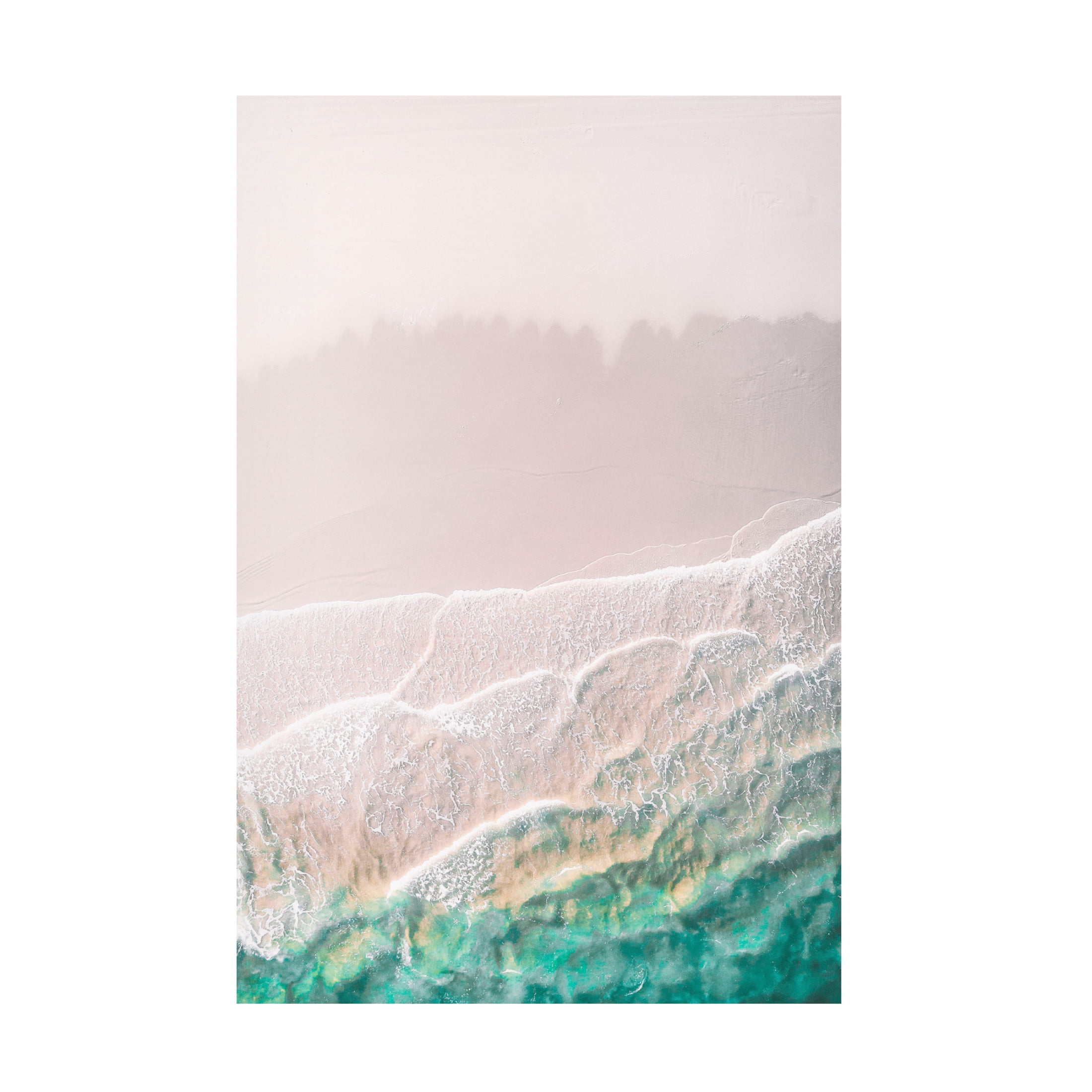 Canvas Wall Art - Incado 'Wave Detail' Wall Art for Living Room, Bedroom, or Office Décor by Trademark Fine Art - 12 x 19 Inches