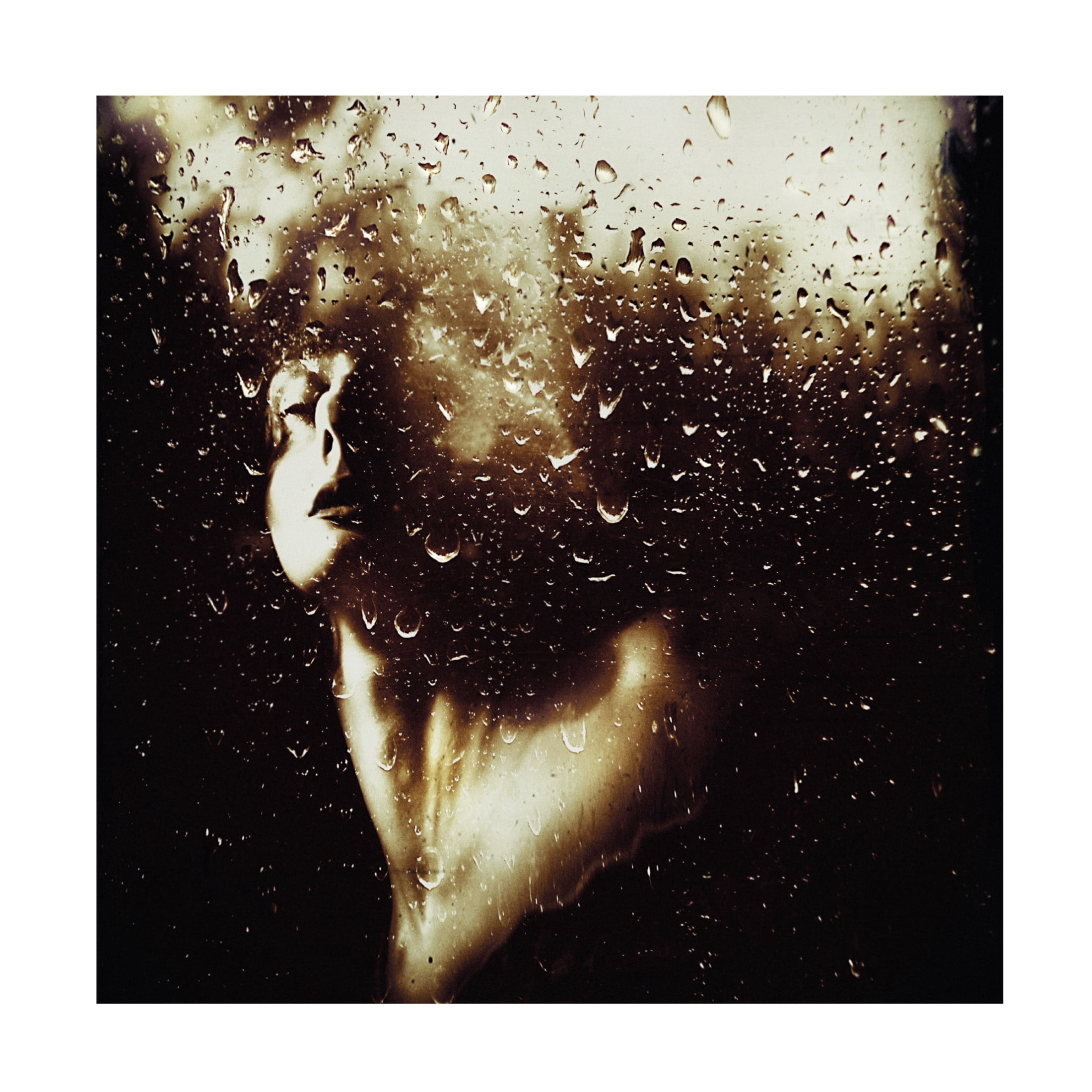 Canvas Wall Art - Inga Ivanova 'Golden Emotion' Wall Art for Living Room, Bedroom, or Office D?cor by Trademark Fine Art - 35 x 35 Inches