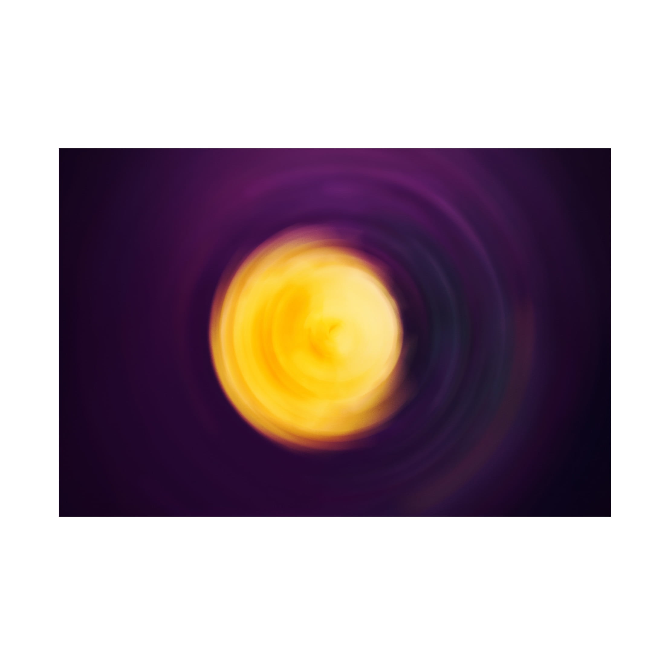 Canvas Wall Art - Ingo Menhard 'Violet Sun Artwork' Wall Art for Living Room, Bedroom, or Office D?cor by Trademark Fine Art - 19 x 12 Inches