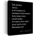 thumbnail image 1 of Canvas Wall Art Inspirational Quote Canvas Print Positive Canvas Painting Home Bedroom Wall Decor Framed Gift for Girl Women 12 x 15 Inches, 1 of 5