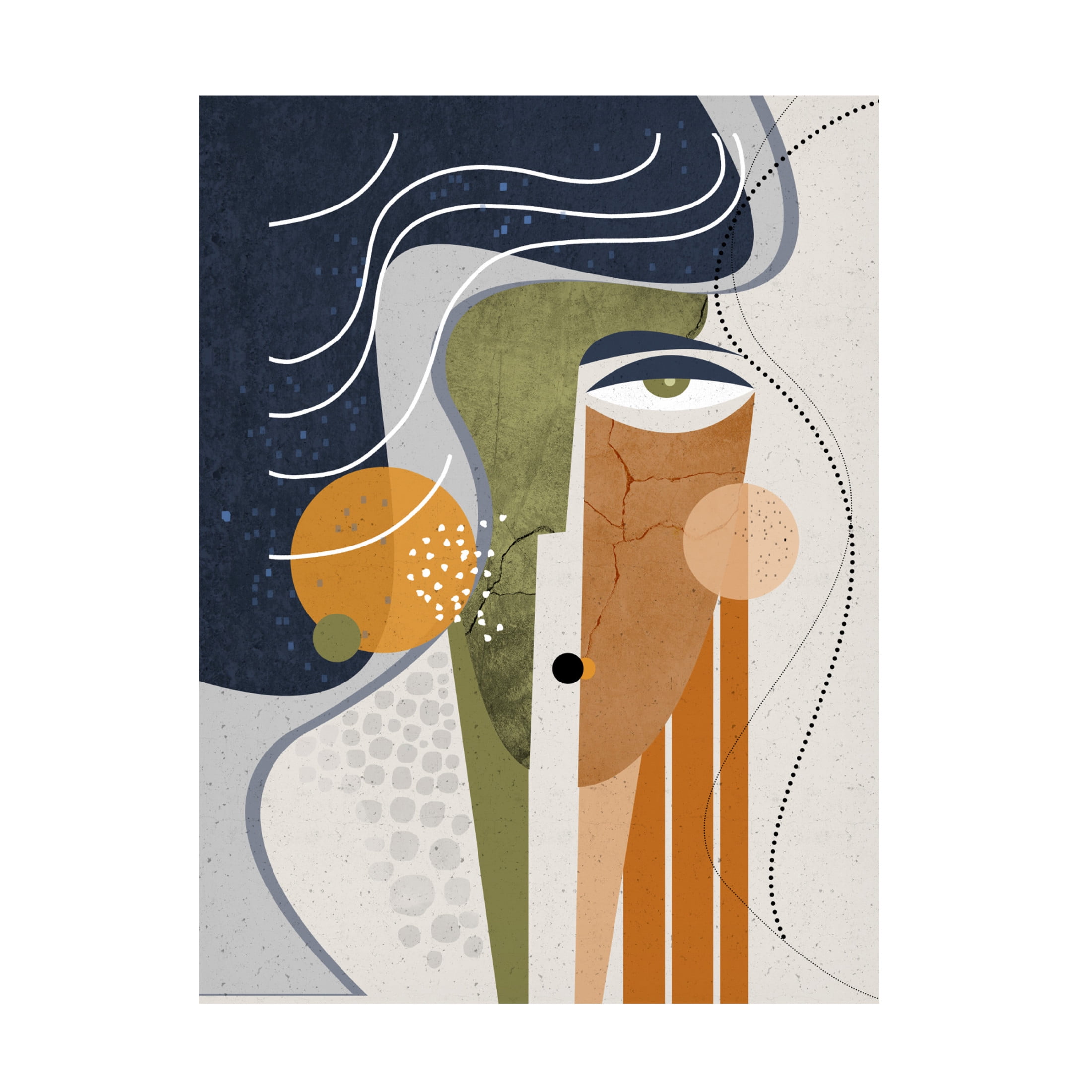 Canvas Wall Art - Ishita Banerjee 'Aura' Wall Art for Living Room, Bedroom, or Office Décor by Trademark Fine Art - 14 x 19 Inches