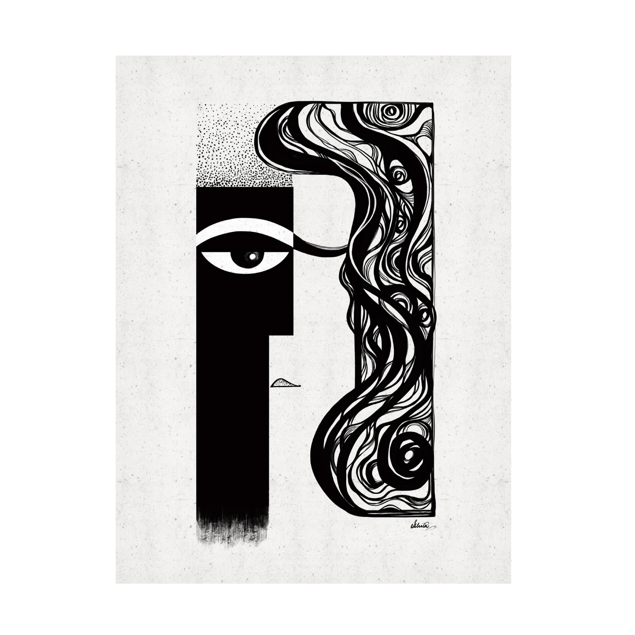 Canvas Wall Art - Ishita Banerjee 'Divergence' Wall Art for Living Room, Bedroom, or Office Décor by Trademark Fine Art - 35 x 47 Inches