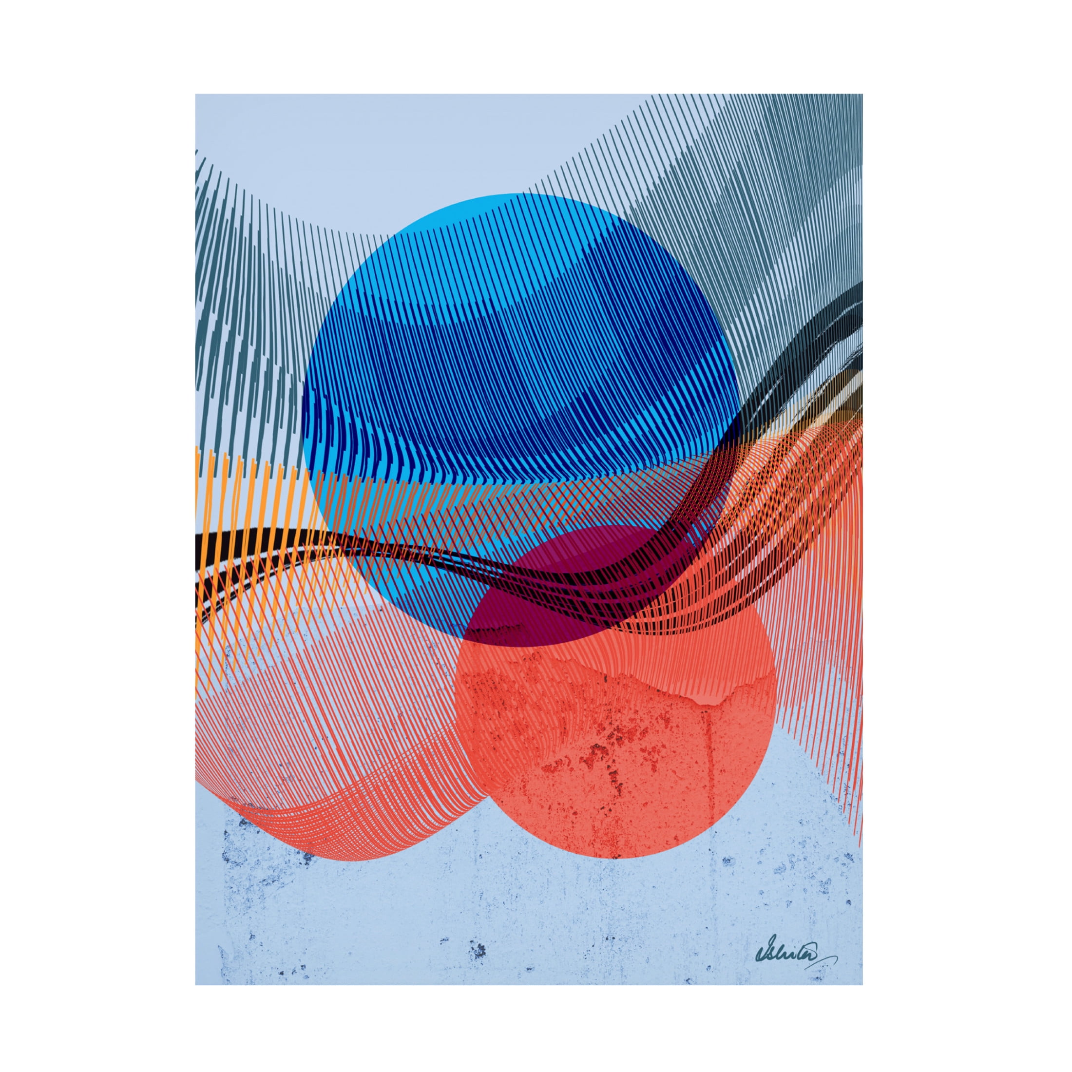 Canvas Wall Art - Ishita Banerjee 'Ephemeral Sunset' Wall Art for Living Room, Bedroom, or Office Décor by Trademark Fine Art - 14 x 19 Inches