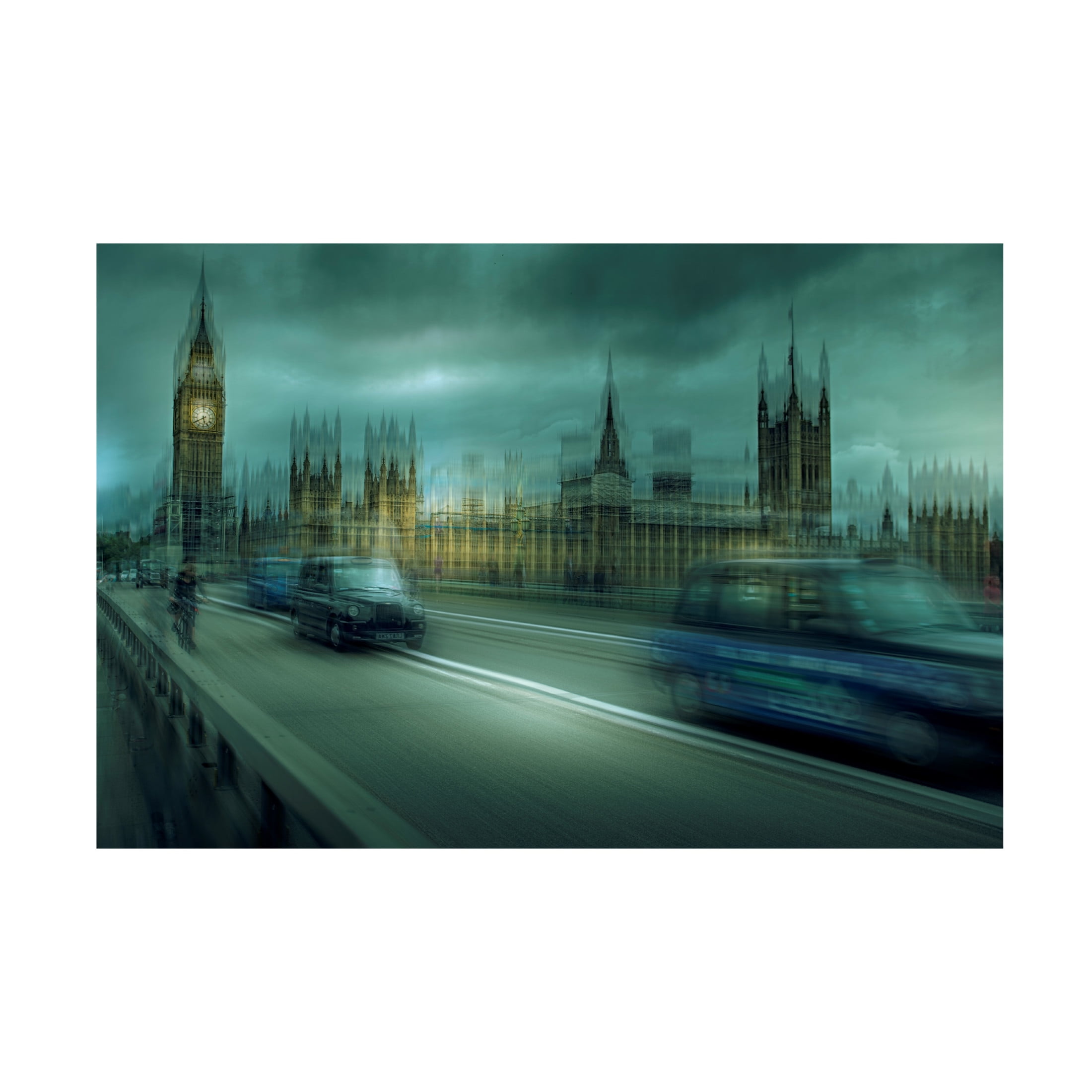 Canvas Wall Art - Ivan Bertusi 'Urban Vision: London' Wall Art for Living Room, Bedroom, or Office Décor by Trademark Fine Art - 19 x 12 Inches