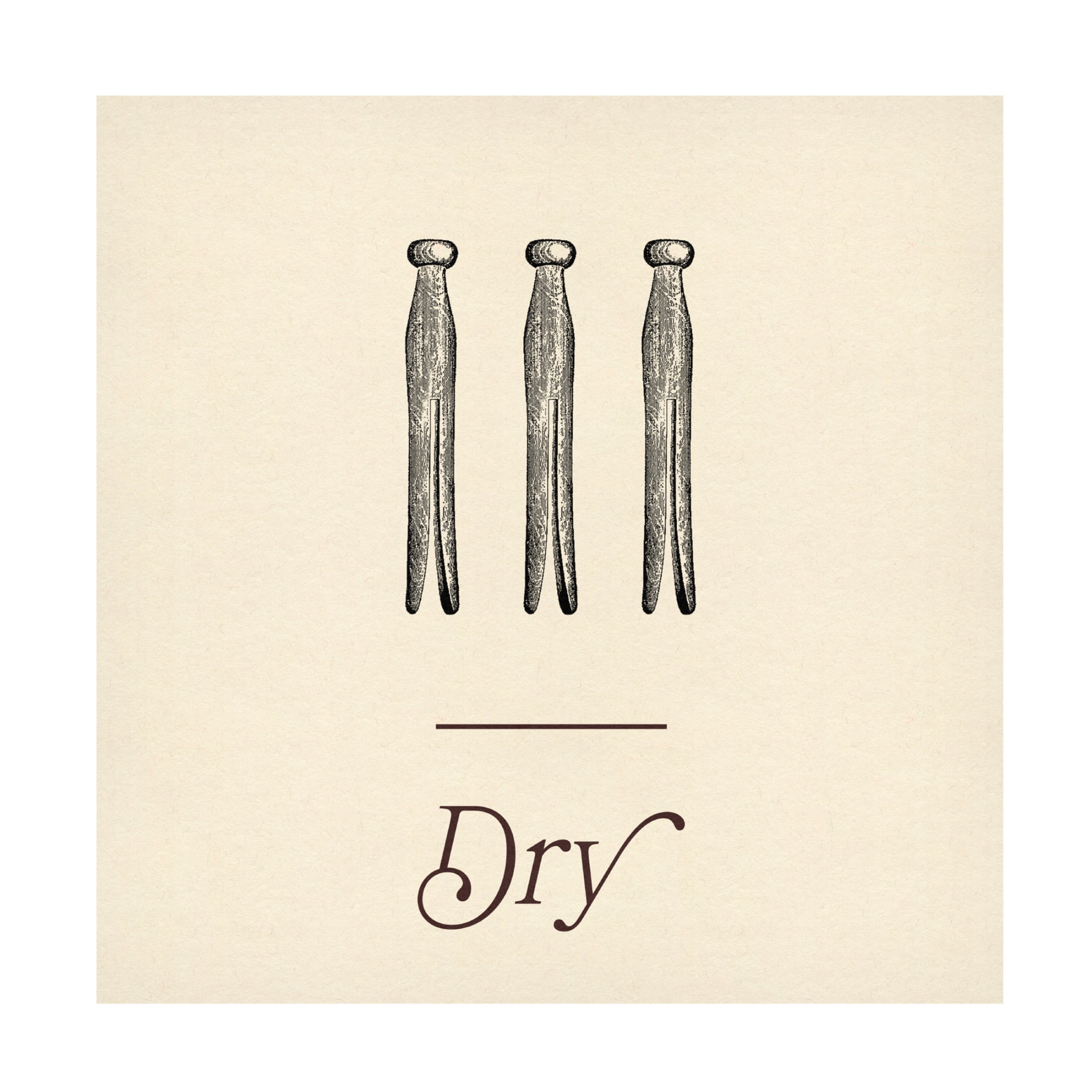 Canvas Wall Art - Jacob Green 'Laundry Sign II' Wall Art for Living Room, Bedroom, or Office Décor by Trademark Fine Art - 24 x 24 Inches