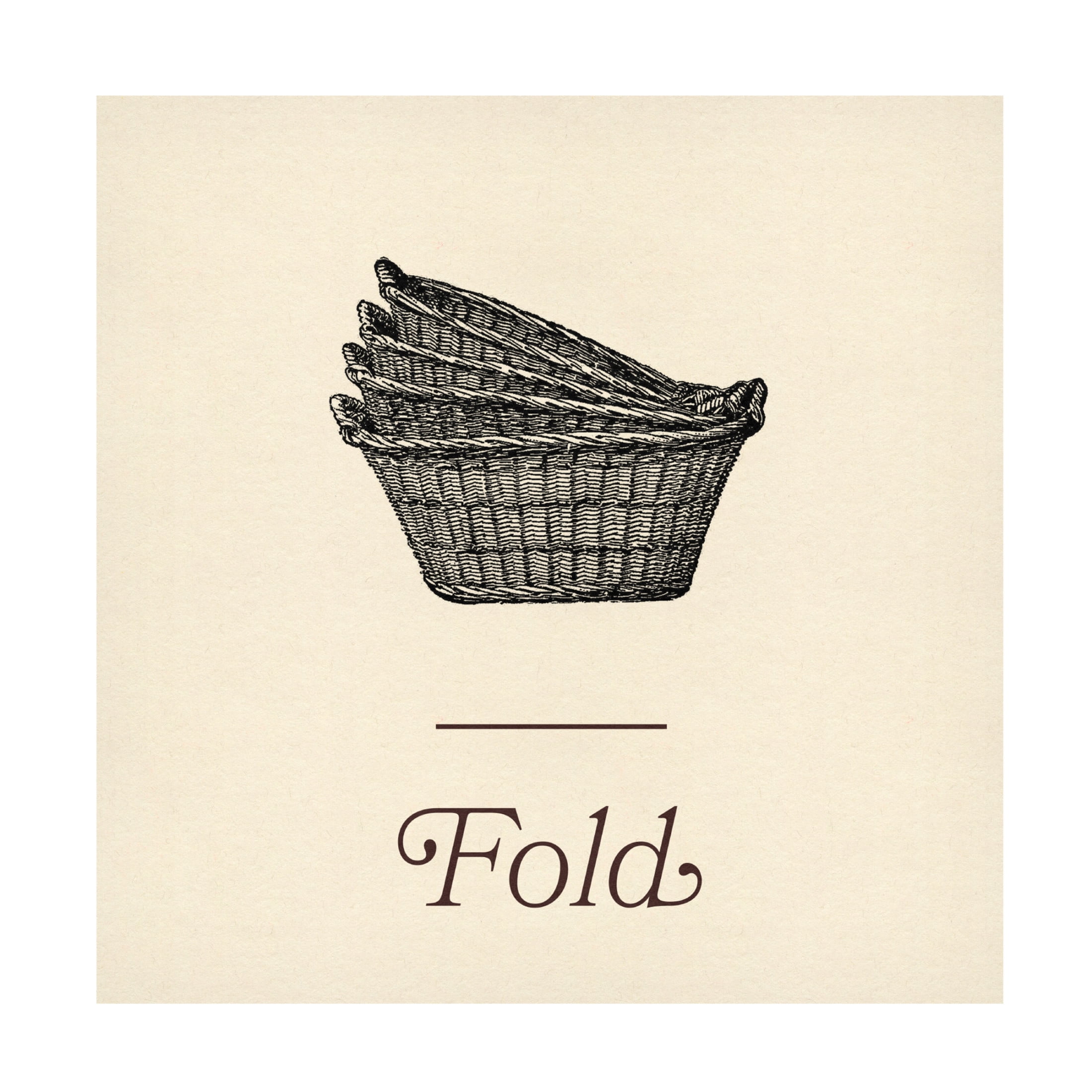 Canvas Wall Art - Jacob Green 'Laundry Sign IV' Wall Art for Living Room, Bedroom, or Office Décor by Trademark Fine Art - 24 x 24 Inches