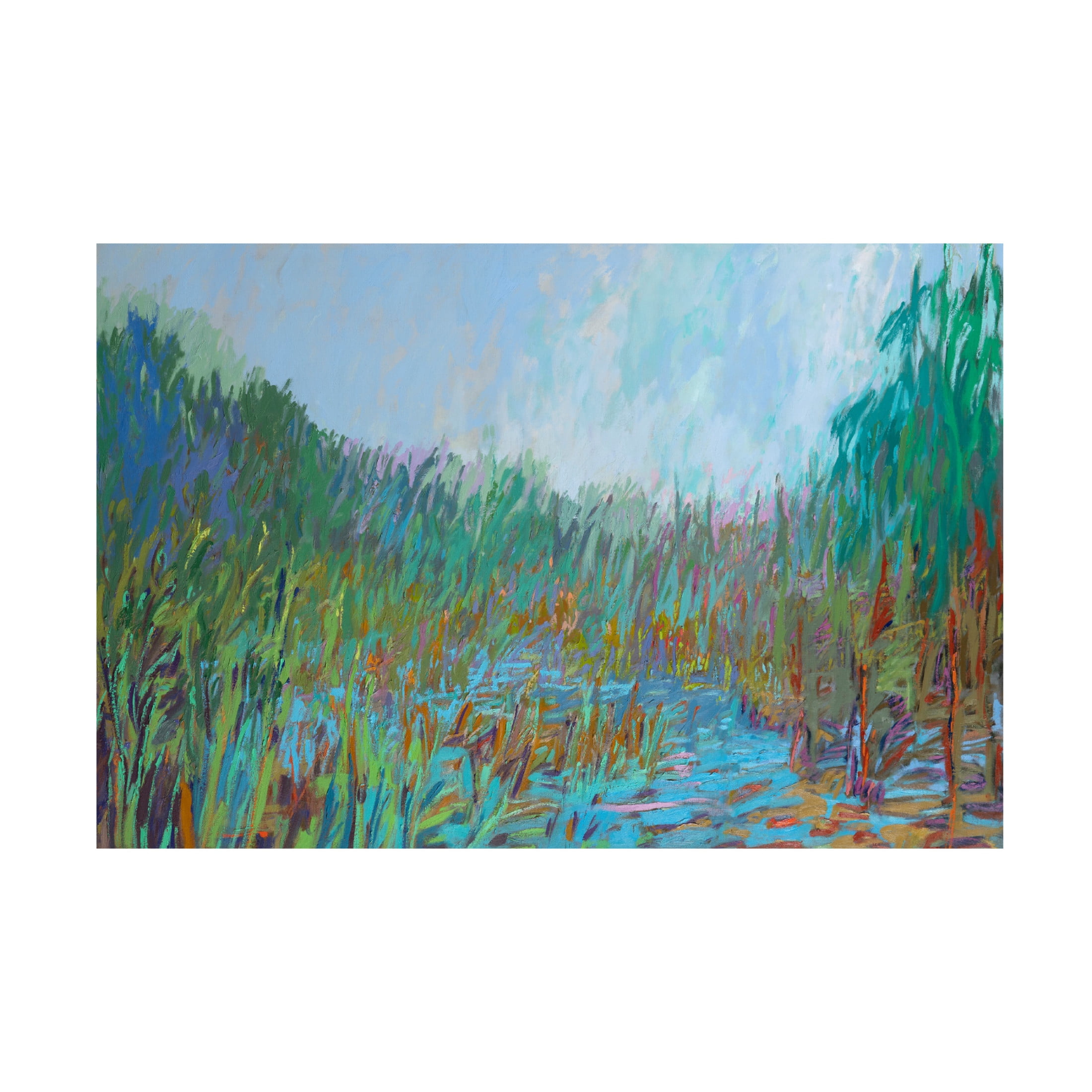 Canvas Wall Art - Jane Schmidt 'The Way Back' Wall Art for Living Room, Bedroom, or Office Décor by Trademark Fine Art - 19 x 12 Inches
