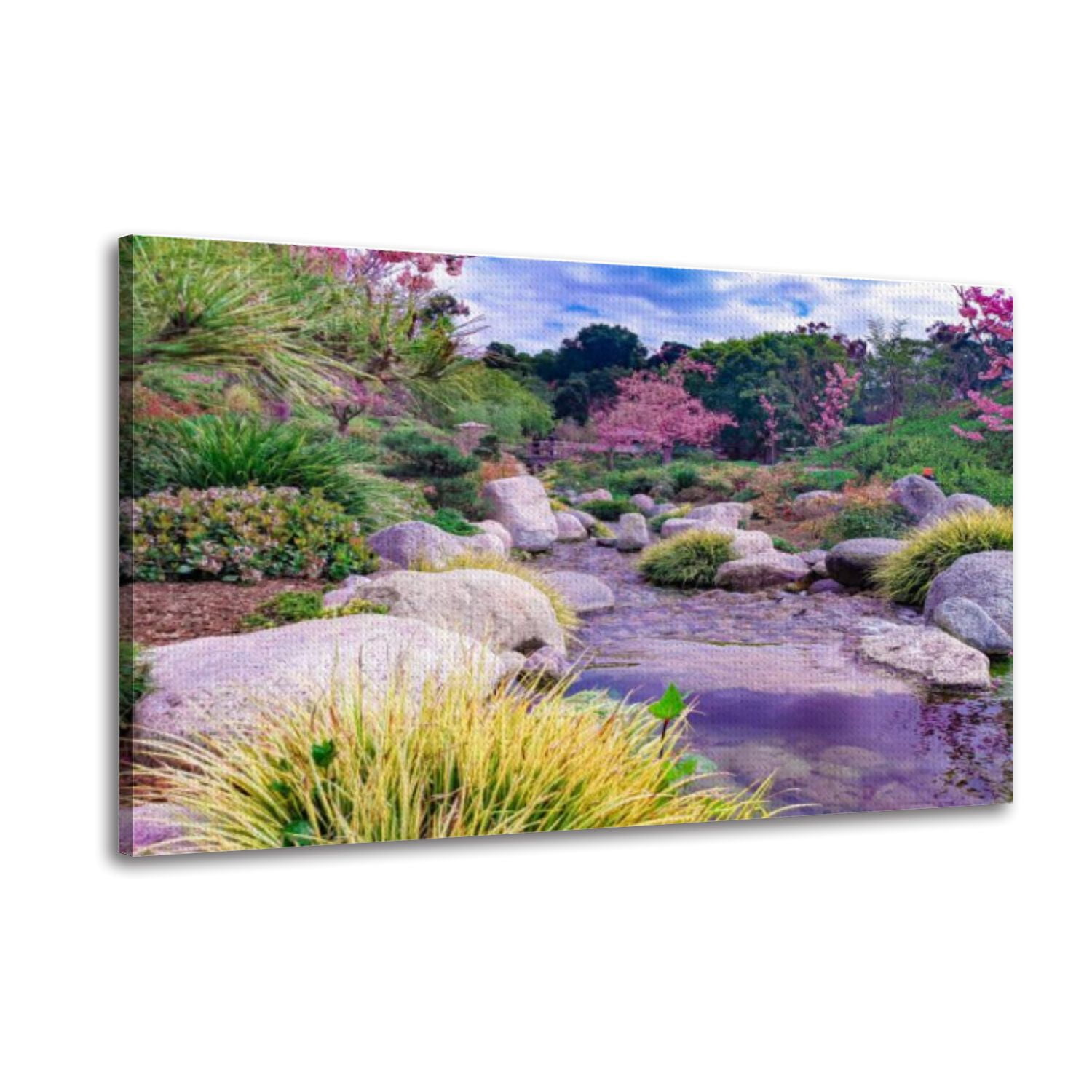 Canvas Wall Art Japanese Tranquility Zen Garden Wall Decor for Living ...