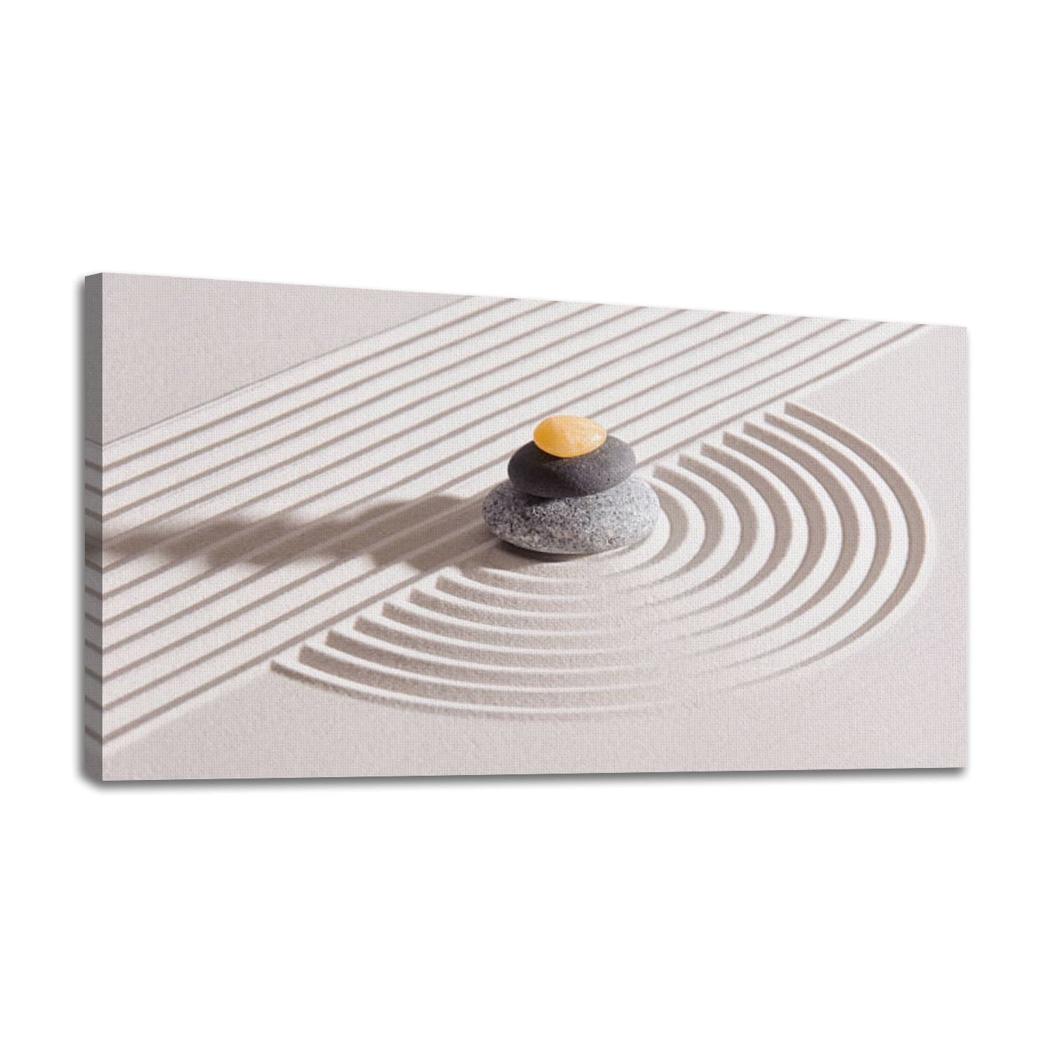 Canvas Wall Art Japanese ZEN garden Wall Decor for Living Room Bathroom ...