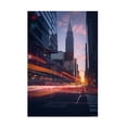 thumbnail image 1 of Canvas Wall Art - Javier De La 'Good Morning Nyc' Wall Art for Living Room, Bedroom, or Office Décor by Trademark Fine Art - 16 x 24 Inches, 1 of 4