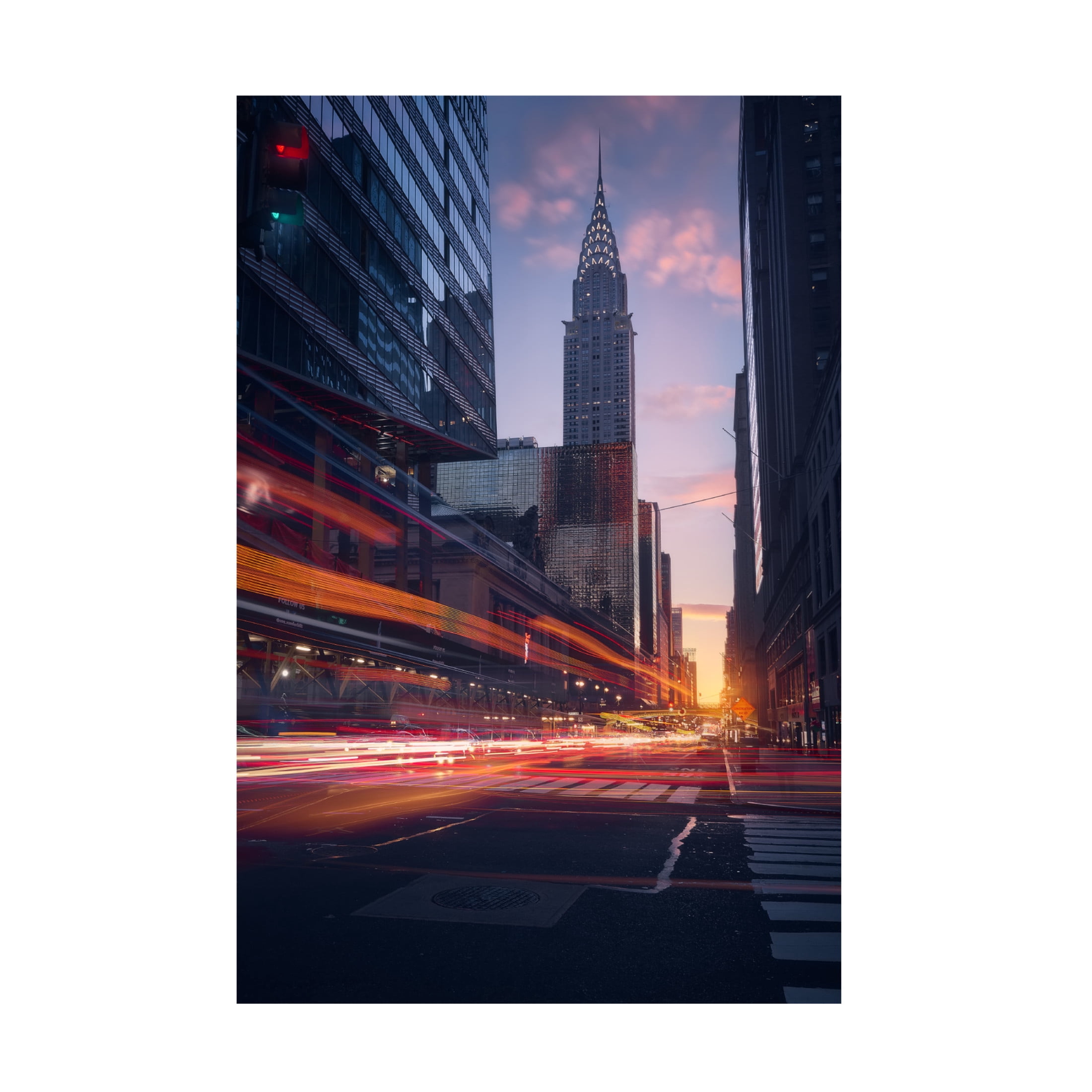 Canvas Wall Art - Javier De La 'Good Morning Nyc' Wall Art for Living Room, Bedroom, or Office Décor by Trademark Fine Art - 30 x 47 Inches