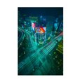 thumbnail image 1 of Canvas Wall Art - Javier De La 'Neotokyo' Wall Art for Living Room, Bedroom, or Office Décor by Trademark Fine Art - 22 x 32 Inches, 1 of 4