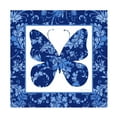 thumbnail image 1 of Canvas Wall Art - Jean Plout 'Beautiful Blue Butterflies C' Wall Art for Living Room, Bedroom, or Office DÃ©cor by Trademark Fine Art - 14 x 14 Inches, 1 of 4
