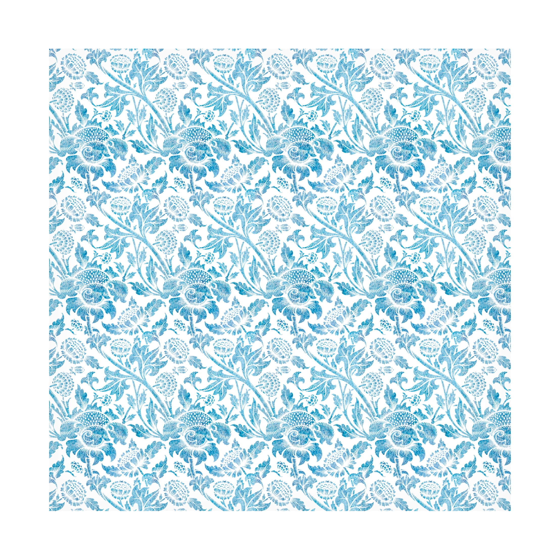 Canvas Wall Art - Jean Plout 'Floral Romance' Wall Art for Living Room, Bedroom, or Office Décor by Trademark Fine Art - 14 x 14 Inches
