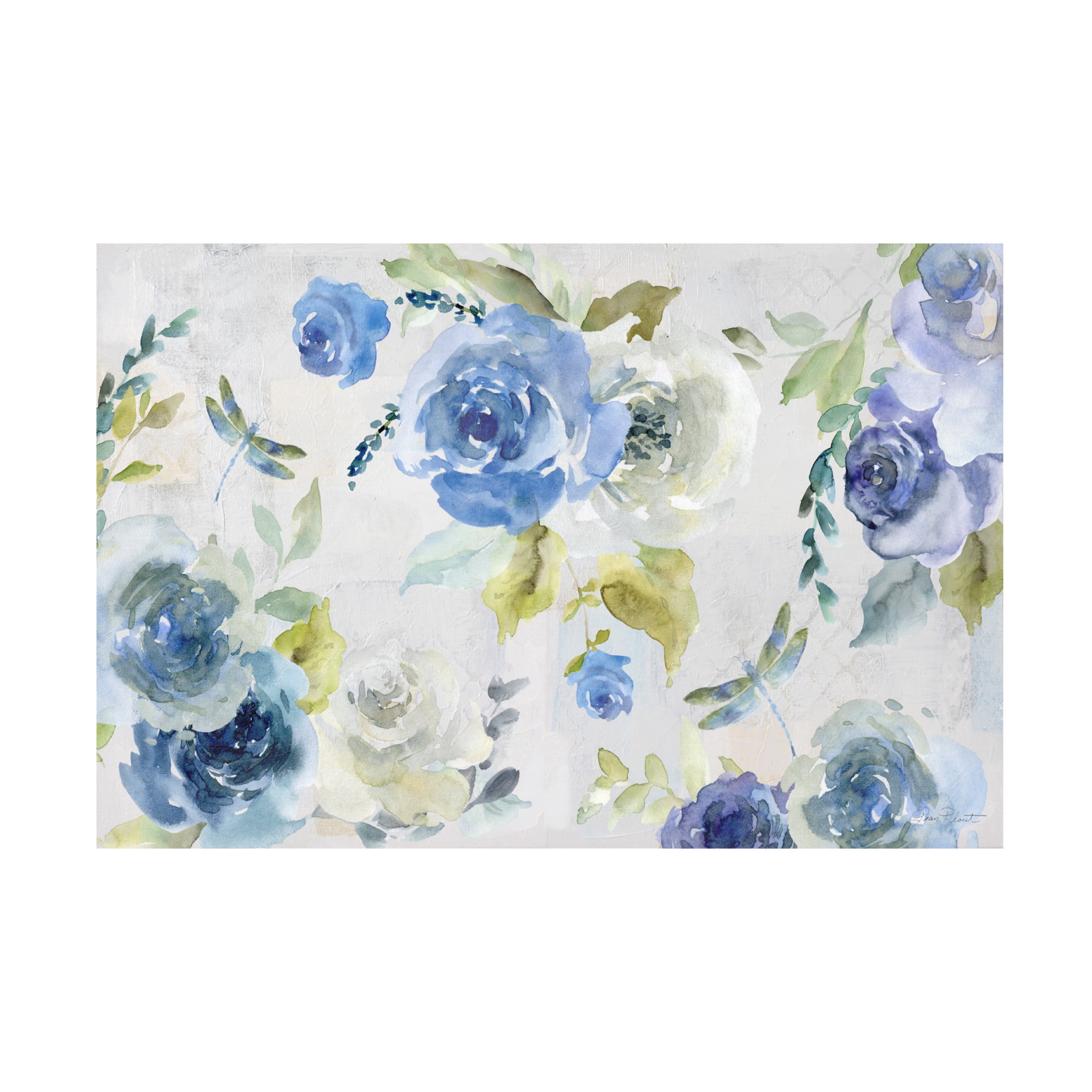 Canvas Wall Art - Jean Plout 'June Textures C' Wall Art for Living Room, Bedroom, or Office Décor by Trademark Fine Art - 32 x 22 Inches