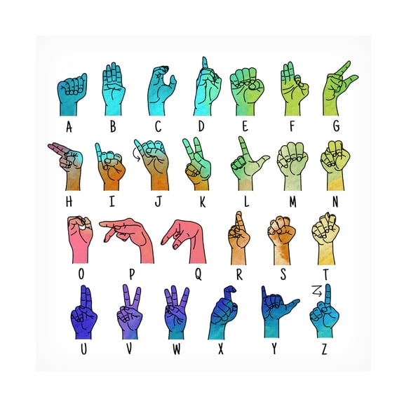 Canvas Wall Art - Jean Plout 'Kids Rock C' Wall Art for Living Room, Bedroom, or Office Décor by Trademark Fine Art - 35 x 35 Inches