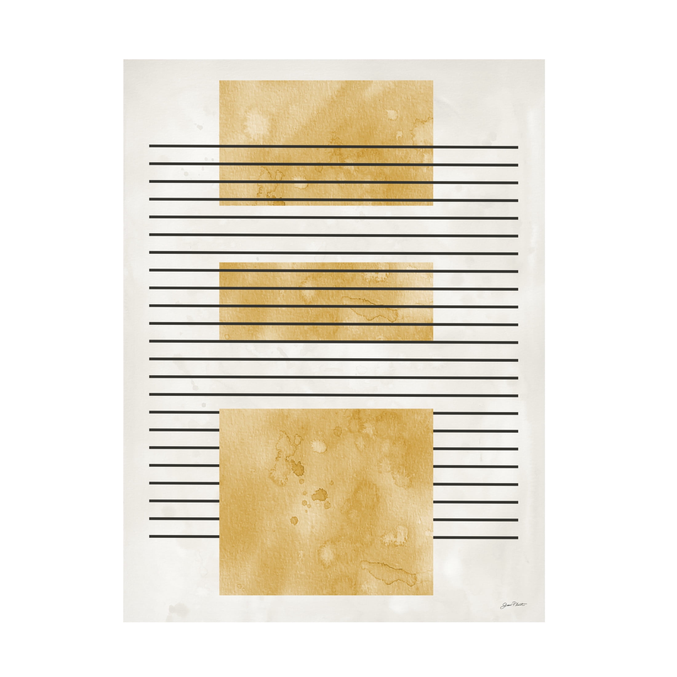 Canvas Wall Art - Jean Plout 'Mid Century Boho 3' Wall Art for Living Room, Bedroom, or Office Décor by Trademark Fine Art - 14 x 19 Inches