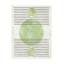 Canvas Wall Art - Jean Plout 'Mid Century Boho 5' Wall Art for Living Room, Bedroom, or Office Décor by Trademark Fine Art - 14 x 19 Inches