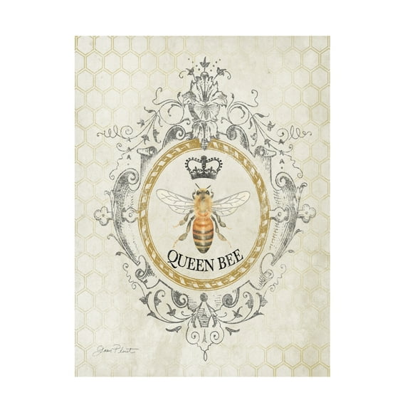 Canvas Wall Art - Jean Plout 'Queen Bee Collection B' Wall Art for Living Room, Bedroom, or Office Décor by Trademark Fine Art - 24 x 32 Inches - 24x32